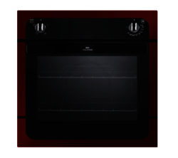 New World NW601F Electric Oven - Black & Metallic Red